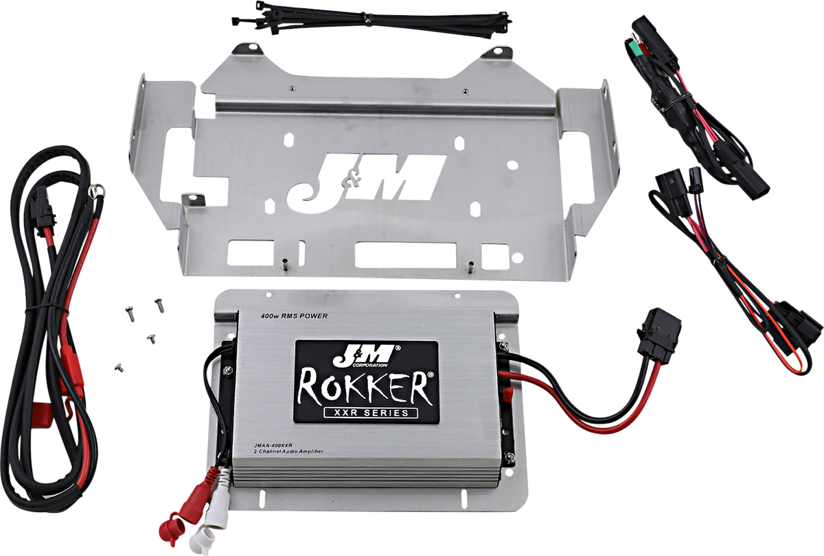 J & M 400W 2-Channel Amp Kit - '14-'20 Street Glide/Ultra JAMP-400HC14