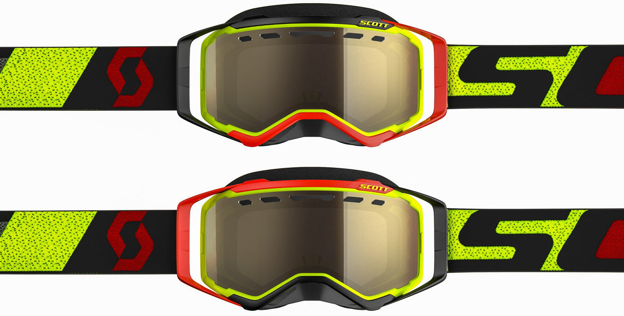 SCOTT Goggle Prospect Snow Ylw/Red Light Sensative Bronze Chrome 262581-4039245