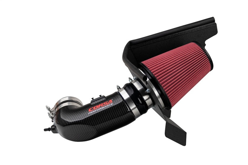Corsa 17-21 Chevrolet Camaro ZL1 Carbon Fiber Air Intake w/ DryTech 3D No Oil Filtration 44005D