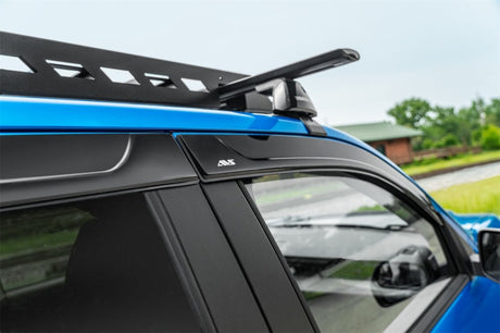 AVS 05-15 Toyota Tacoma Double Cab Ventvisor Low Profile Window Deflectors 4pc - Matte Black