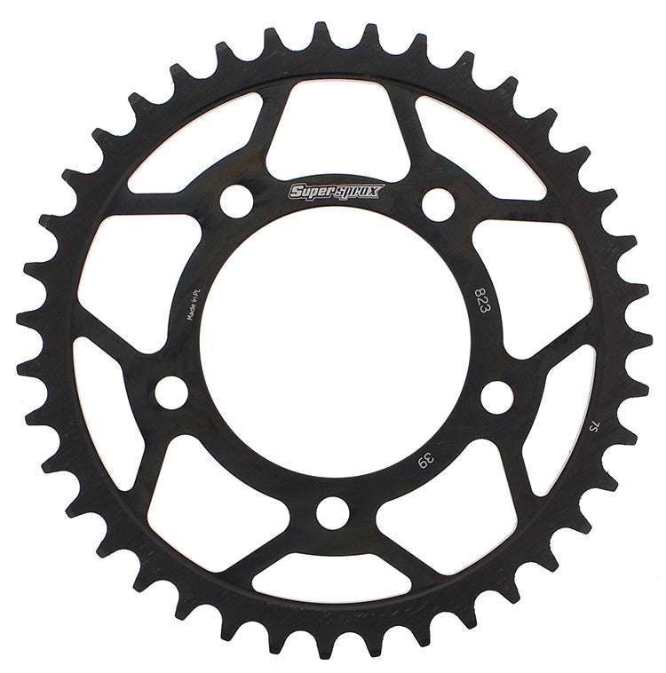 SUPERSPROX Rear Sprocket Steel 39t-520 Blk Suz RFE-823-39-BLK