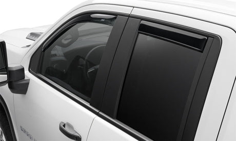 AVS 17-18 Ford F-250 Super Duty Supercrew Ventvisor Front & Rear Window Deflectors 4pc - Smoke 194381