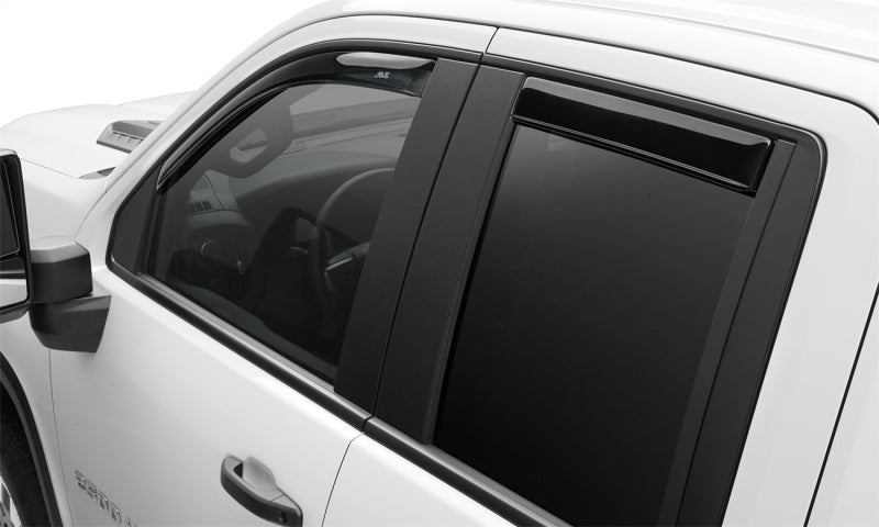AVS 17-18 Ford F-250 Super Duty Supercab Ventvisor Front & Rear Window Deflectors 4pc - Smoke 194727