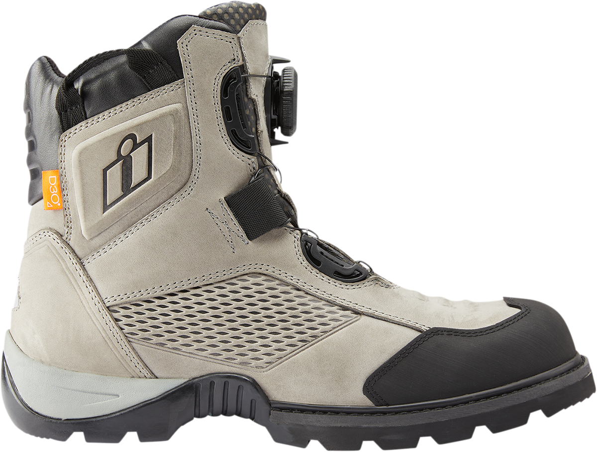 ICON Stormhawk Boots - Gray - Size 11.5 3403-1181