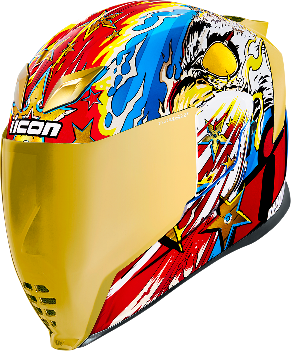 ICON Airflite™ Helmet - Freedom Spitter - Gold - XS 0101-13924