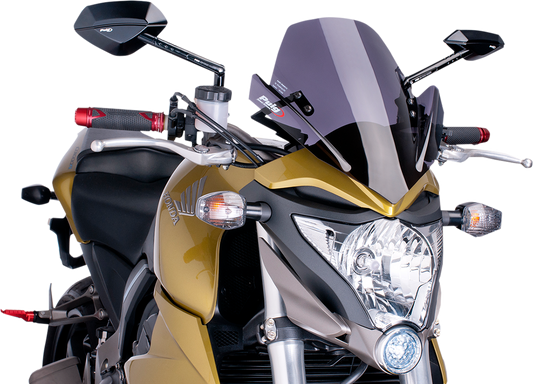 PUIG HI-TECH PARTS New Generation Windscreen - Dark Smoke - CB1000R 5645F