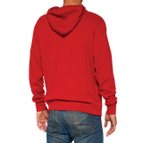 100% Icon Pullover Hoodie - Red - Large 20029-00012