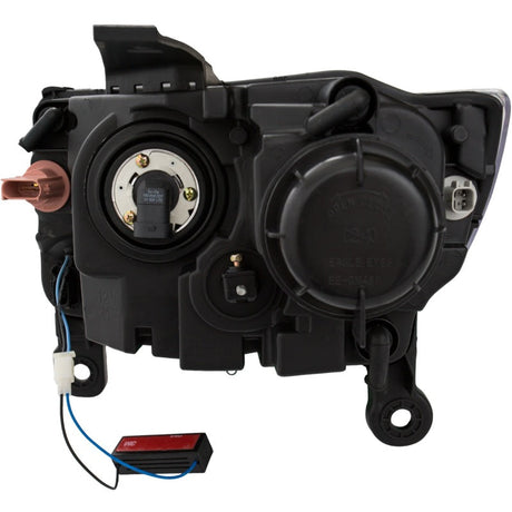 ANZO 2014-2015 Jeep Grand Cherokee Projector Headlights w/ Plank Style Design Black 111329
