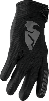 THOR Youth Sector Gloves - Black/Gray - Medium 3332-1731