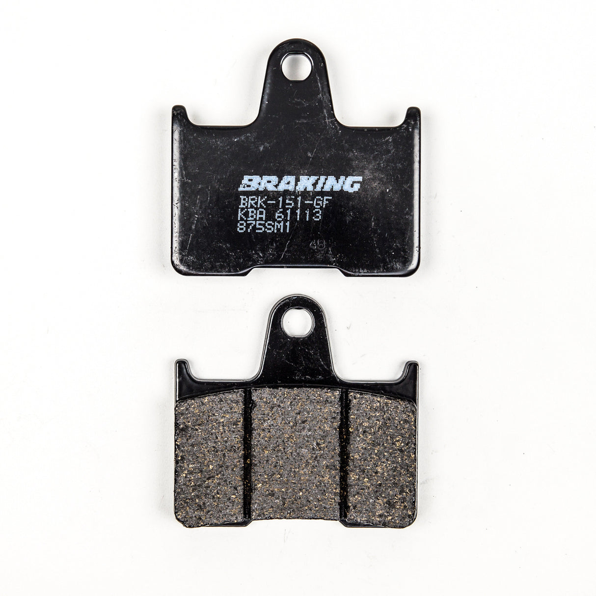 BRAKING Brake Pad Set Semi-Metallic 875SM1