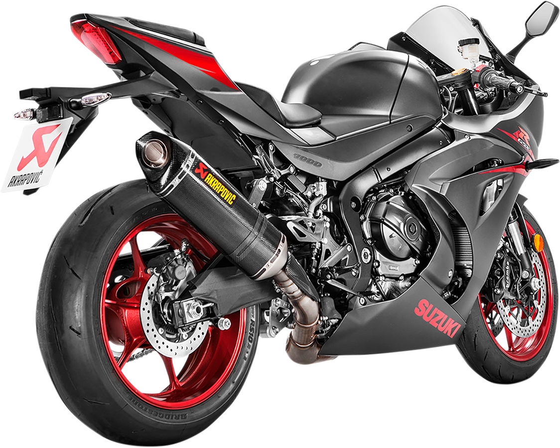 AKRAPOVIC Slip-On Line Muffler - Carbon Fiber GSX-R 1000 2017-2025  S-S10SO12-HRC 1811-3406