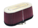 K&N Marine Engine Flame Arrestor - Oval Tapered 3.75in Flange ID / .75in Flange Length / 4in Height 59-5005