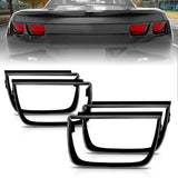 ANZO Taillight Bezels 2010-2013 Chevrolet Camaro Taillight Bezels - 4pc Flat Black 351001
