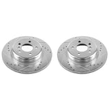 Power Stop 11-16 BMW 528i Rear Evolution Drilled & Slotted Rotors - Pair EBR1235XPR