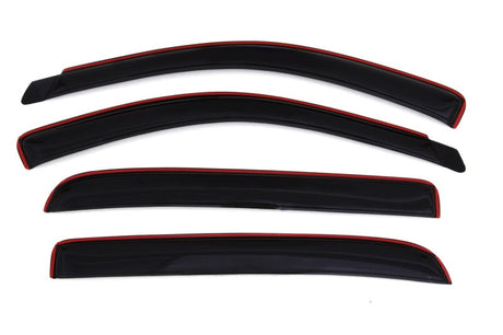 AVS 06-08 Dodge RAM 1500 Mega Cab Ventvisor In-Channel Front & Rear Window Deflectors 4pc - Smoke 194845