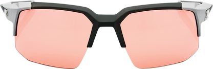 100% Speedcoupe Sunglasses - Stone Gray - Coral Mirror 61031-289-79