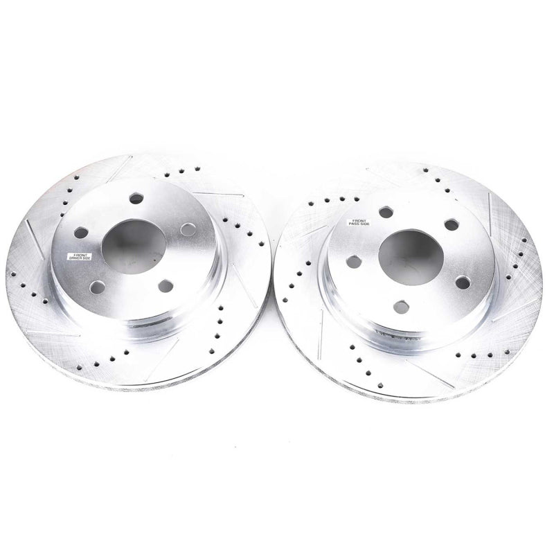Power Stop 07-09 Chrysler Aspen Front Evolution Drilled & Slotted Rotors - Pair AR8750XPR