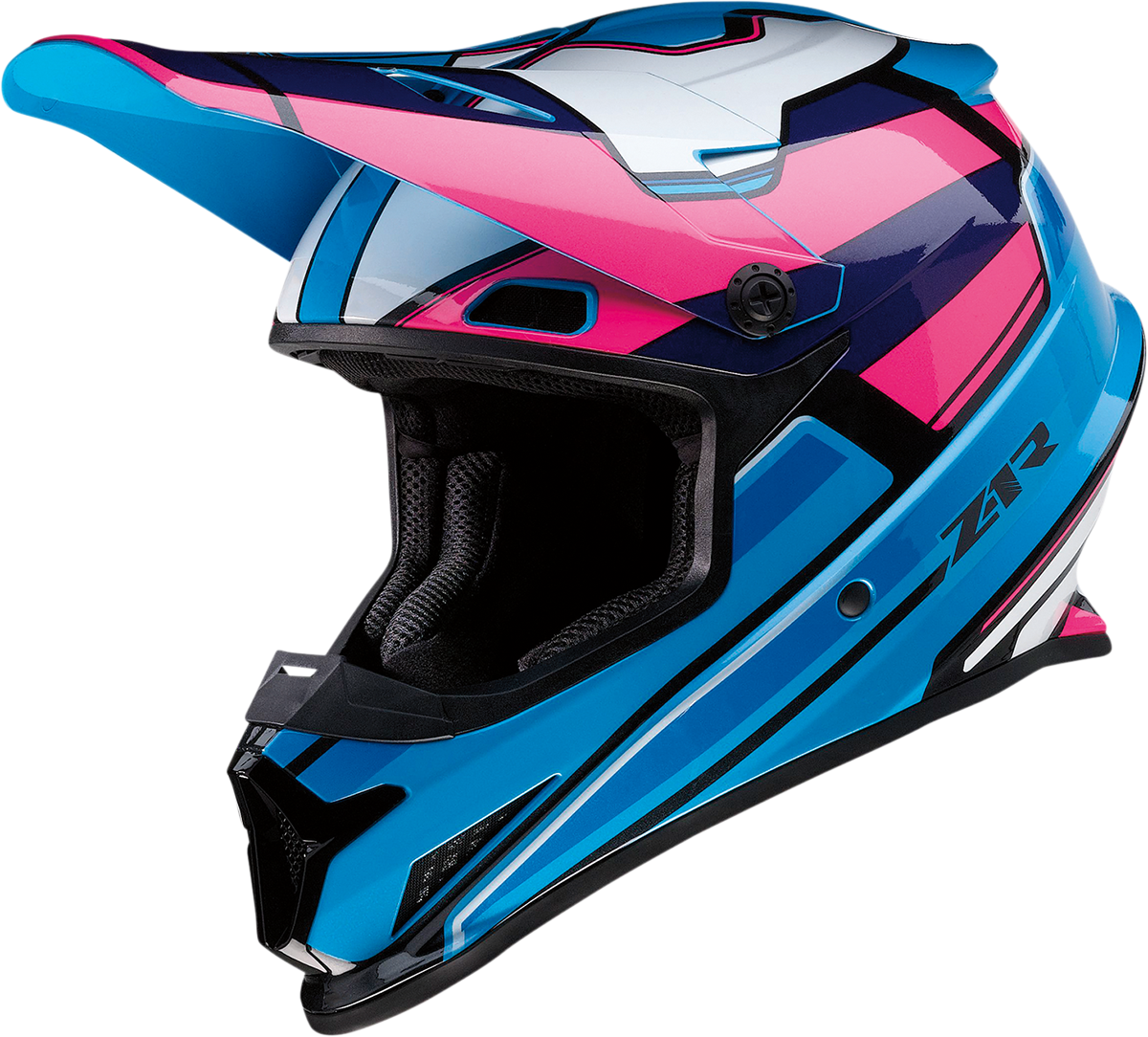 Z1R Rise Helmet - MC - Pink/Blue - Medium 0110-7186