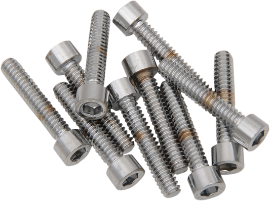 DRAG SPECIALTIES Bolts - Socket-Head - Smooth - 10-24 x 1-1/4" MPB196S