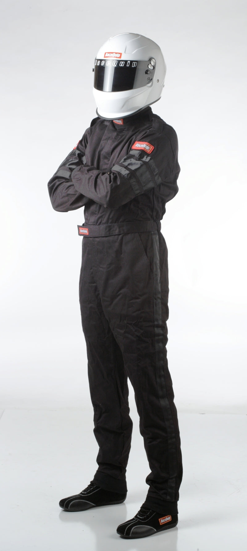 RaceQuip Black SFI-1 1-L Suit - Small 110002