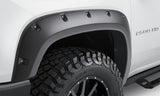 Bushwacker 19-21 Chevrolet Silverado 2500 / 3500 HD (Excl. Dually) Forge Style Flares 4pc - Black 48146-08