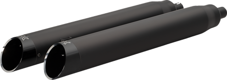 KHROME WERKS 4-1/2" War Hammer Mufflers - Black 202235