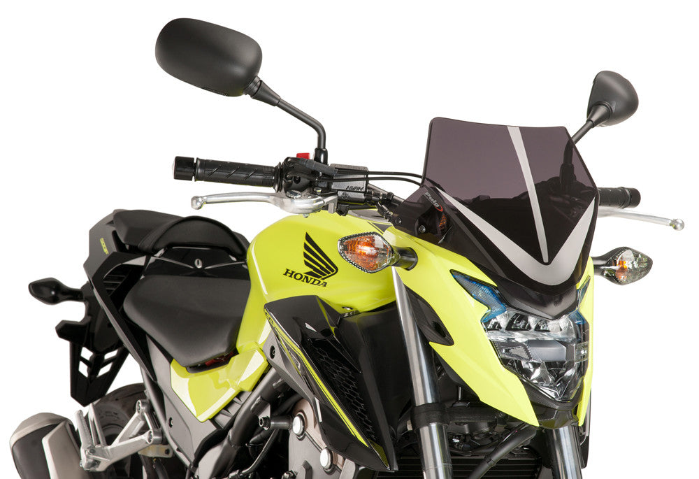 PUIG Windscreen Naked New Gen Sport Dark Smoke 8923F