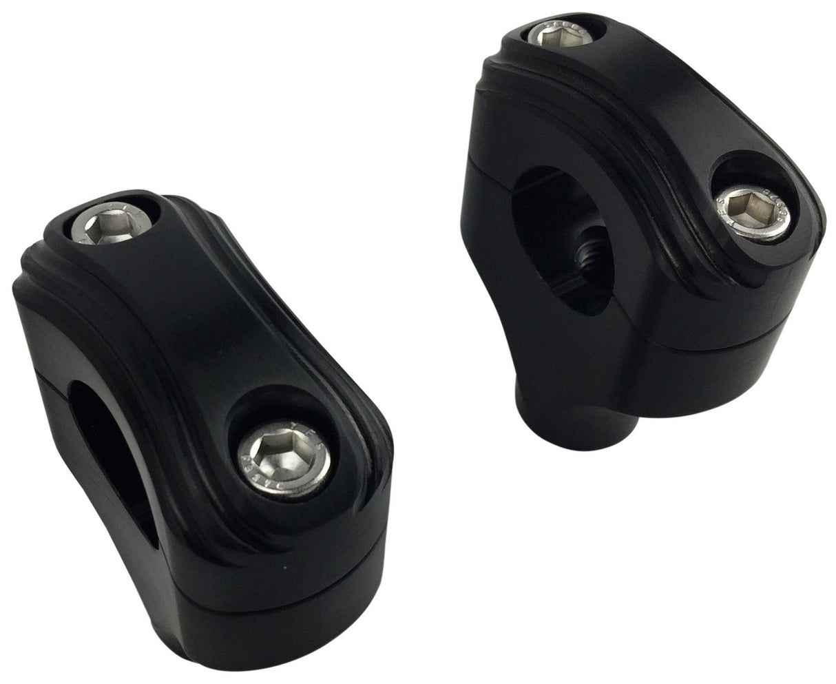 BRASS BALLS Step Risers 2 Inch Black BB10-120