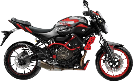 STOMPGRIP Traction Kit - Black - Yamaha 55-10-0098B