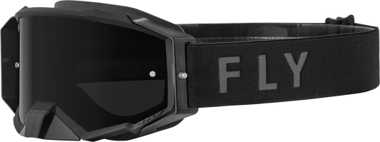 FLY RACING Zone Pro Goggle Black W/ Dark Smoke Lens 37-51890