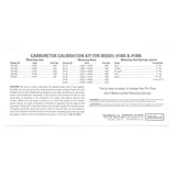 Edelbrock Calibration Kit for 1905 / 1906 1948