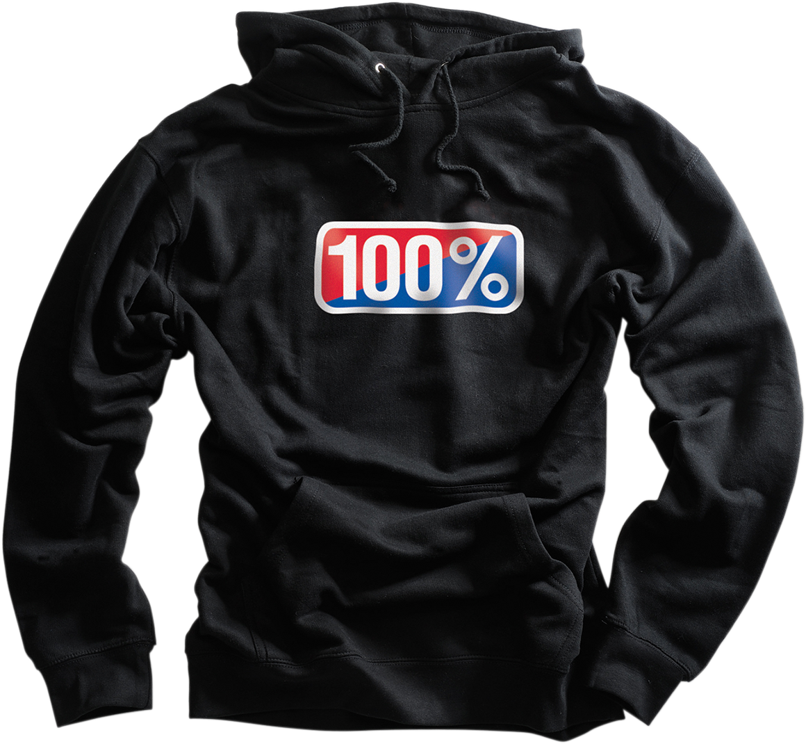 100% Classic Hoodie - Black - 2XL 20029-00034