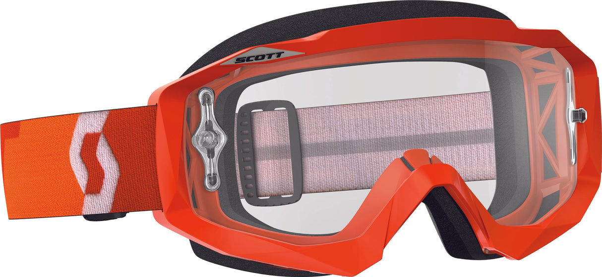 SCOTT Hustle Mx Goggle Orange W/Clear Works Lens 246430-0036113