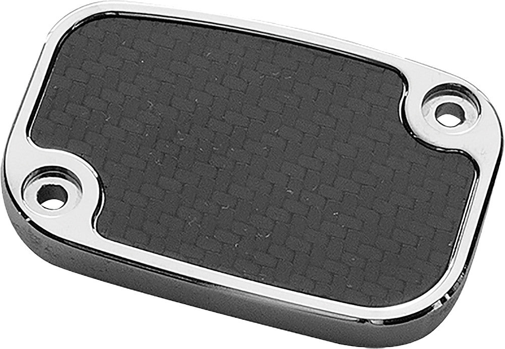 PREC. BILLET Upper Brake Cylinder Cover Grand Prix Carbon (Chrome) GPX-110-02UP-CHR