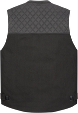 ICON Chamonix Denim Vest - Black - 3XL 2830-0557