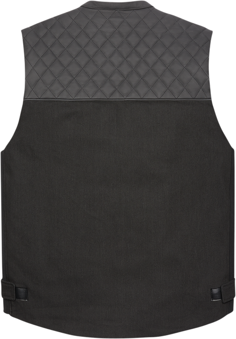 ICON Chamonix Denim Vest - Black - 2XL 2830-0556
