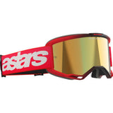 ALPINESTARS GOGGLES Vision 5 Goggle - Blaze - Red - Gold Mirror 5102125-3115