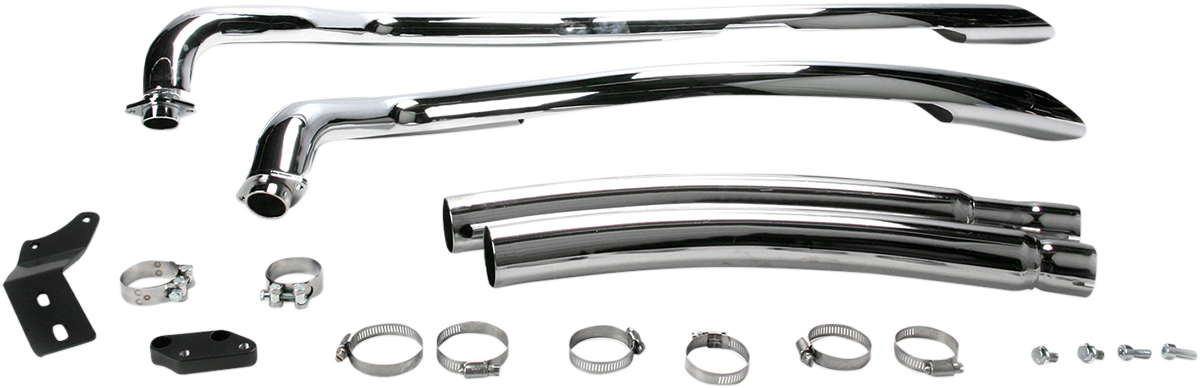 COBRA Speedster Swept Exhaust - Chrome - Vulcan 900 4218