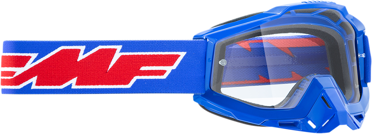 Gafas FMF Youth PowerBomb - Rocket - Azul - Transparente F-50047-00002 2601-2994 