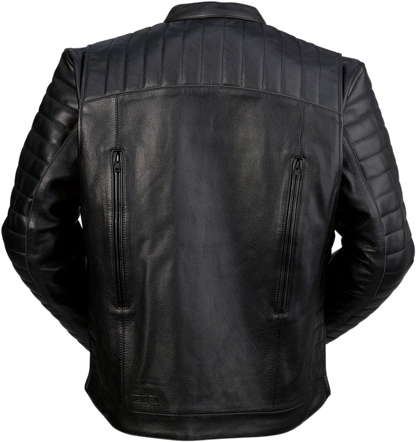 Z1R Artillery Leather Jacket - Black - Large 2810-3775