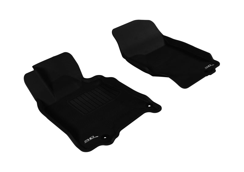 3D MAXpider 2007-2015 Infiniti Q40/Q60/G35/37 Kagu 1st Row Floormat - Black L1IN00611509