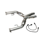 BBK 05-10 Mustang 4.6 Short Mid X Pipe With Catalytic Converters 2-3/4 For BBK Long Tube Headers 1637