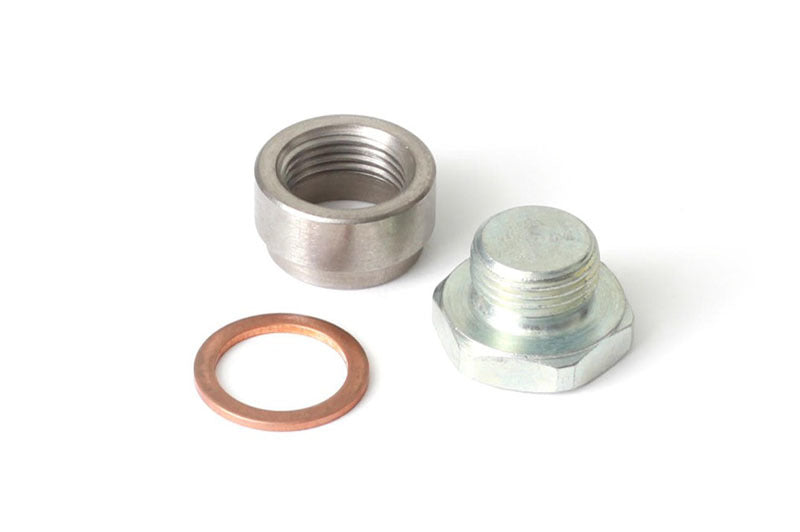 Haltech O2 Sensor Weld-On Bung w/Copper Washer & Blanking Plug M18 x1.5 HT-010702
