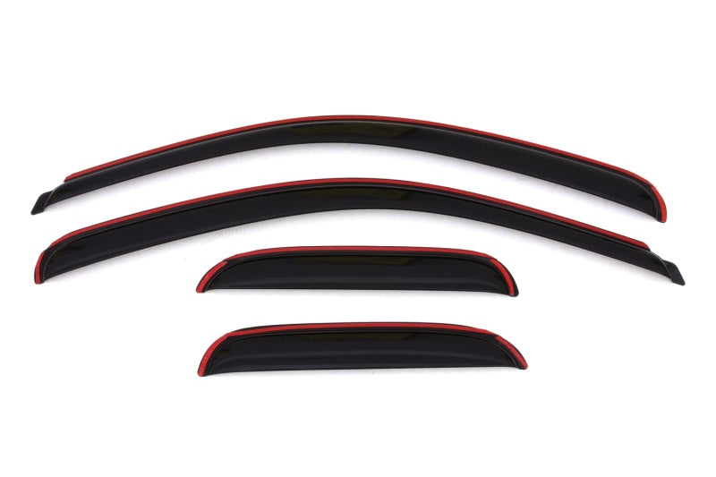 AVS 07-13 Chevy Silverado 1500 Ext. Cab Ventvisor Front & Rear Window Deflectors 4pc - Smoke 194040