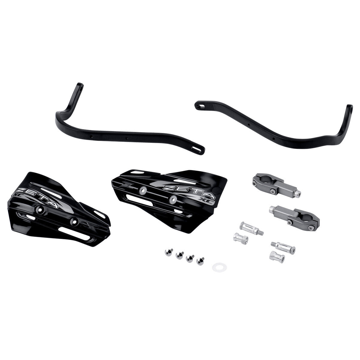 ZETA Armor Handguard Xc Kit For 22.2mm Bar Black/Black ZE72-5009