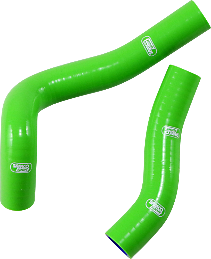 SAMCO SPORT Radiator Hose Kit - Green - Kawasaki KAW-91GN