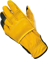 BILTWELL Borrego Gloves - Gold/Black - Large 1506-0701-304