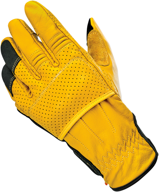 BILTWELL Borrego Gloves - Gold/Black - Small 1506-0701-302