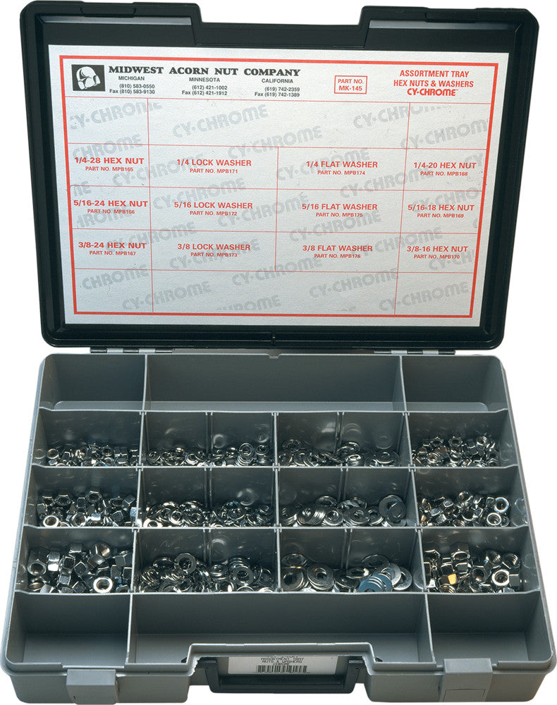 CY-CHROME Sae Assortment Tray "8h" "8h" MK152H