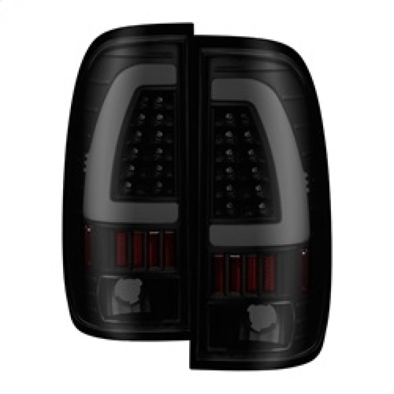 xTune 97-03 Ford F-150 Light Bar LED Tail Lights - Black Smoke (ALT-ON-FF15097-LBLED-BSM) 9038501